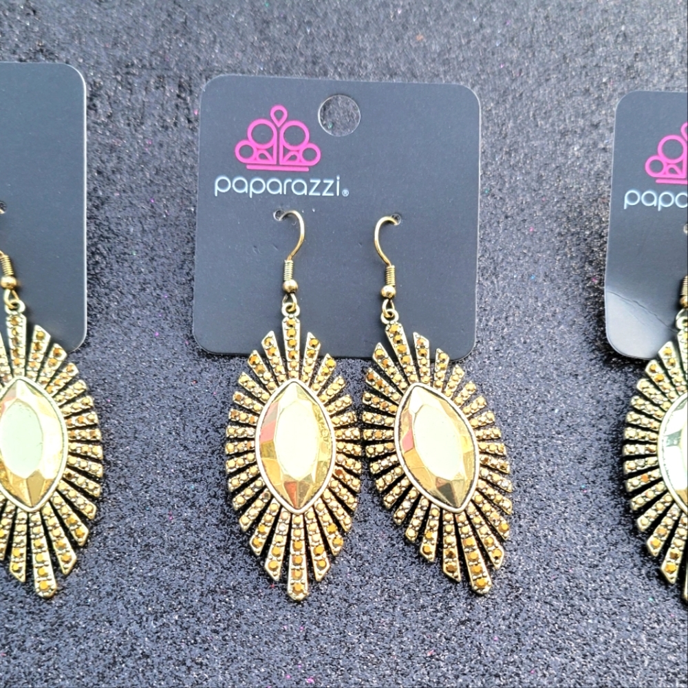 Brass Earrings - 1 Pair